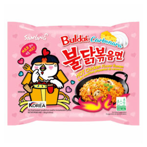 Buldak ramen supe (Koreja) - Piletina karbonara